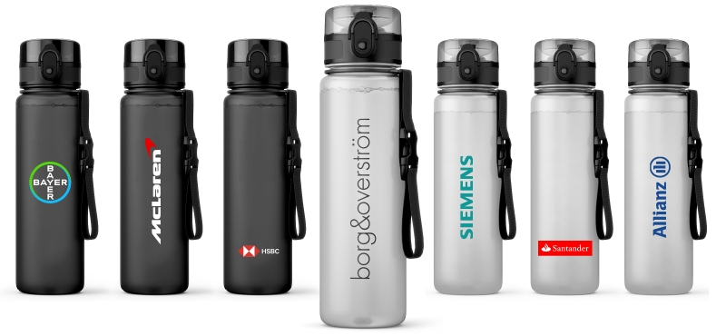 Incorporate your logo or your customers on this Branded Bottle