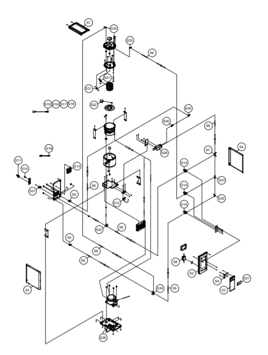 20-Litre - Chilled & Ambient Exploded Diagram