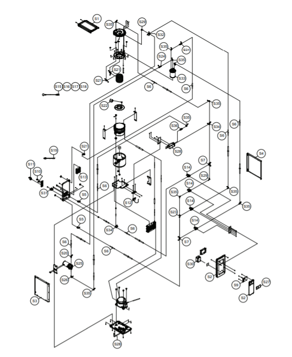 20-Litre - Chilled, Ambient & Sparkling Exploded Diagram