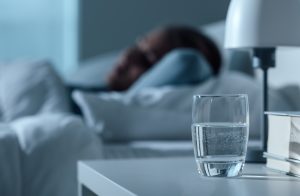 How does hydration affect sleep quality?