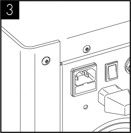 Connect the chiller to the electricity supply and ensure unit is switched on. 