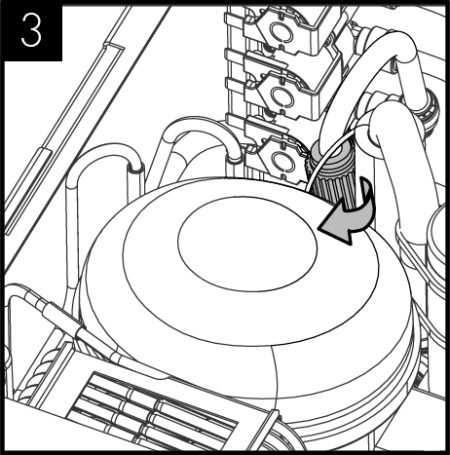 Flow can then be adjusted as follows: turning the cap anti-clockwise to increase flow and clockwise to restrict flow. After each adjustment the flow rate should be timed to an acceptable flow rate and/or uninterrupted sparkling dispense. 