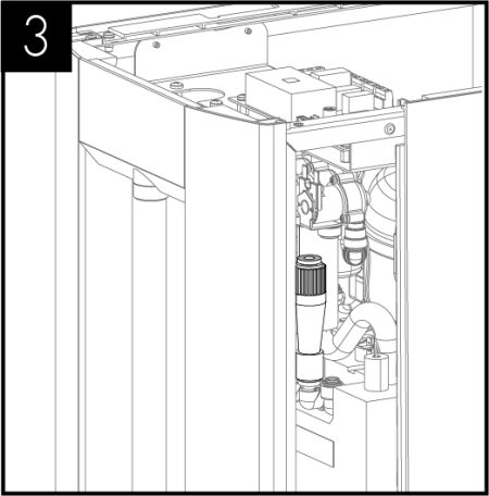 Locate the flow control adjuster, this is towards the front of the unit. 