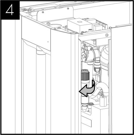 Flow can then be adjusted as follows: turning the cap anti-clockwise to increase flow and clockwise to restrict flow. After each adjustment the flow rate should be timed to an acceptable flow rate and/or uninterrupted sparkling dispense. 