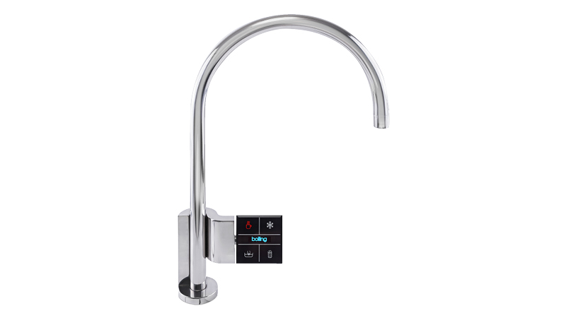 Quatreau Touch hot tap by Pure H2o with right sided control panel