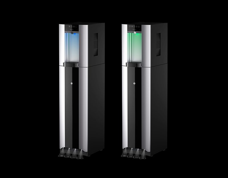 E4 E6 Borg & Overstrom water coolers with Sensorbeam touchless dispense
