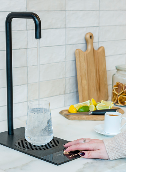 Borg & Overstrom T2 tap, perfect for hybrid working patterns and coffee corners