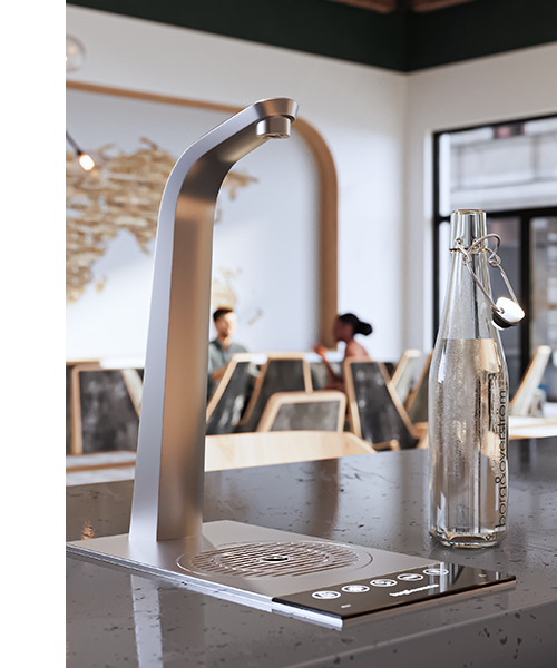 Borg & Overstrom T3 hot tap, perfect for hybrid working patterns and coffee corners