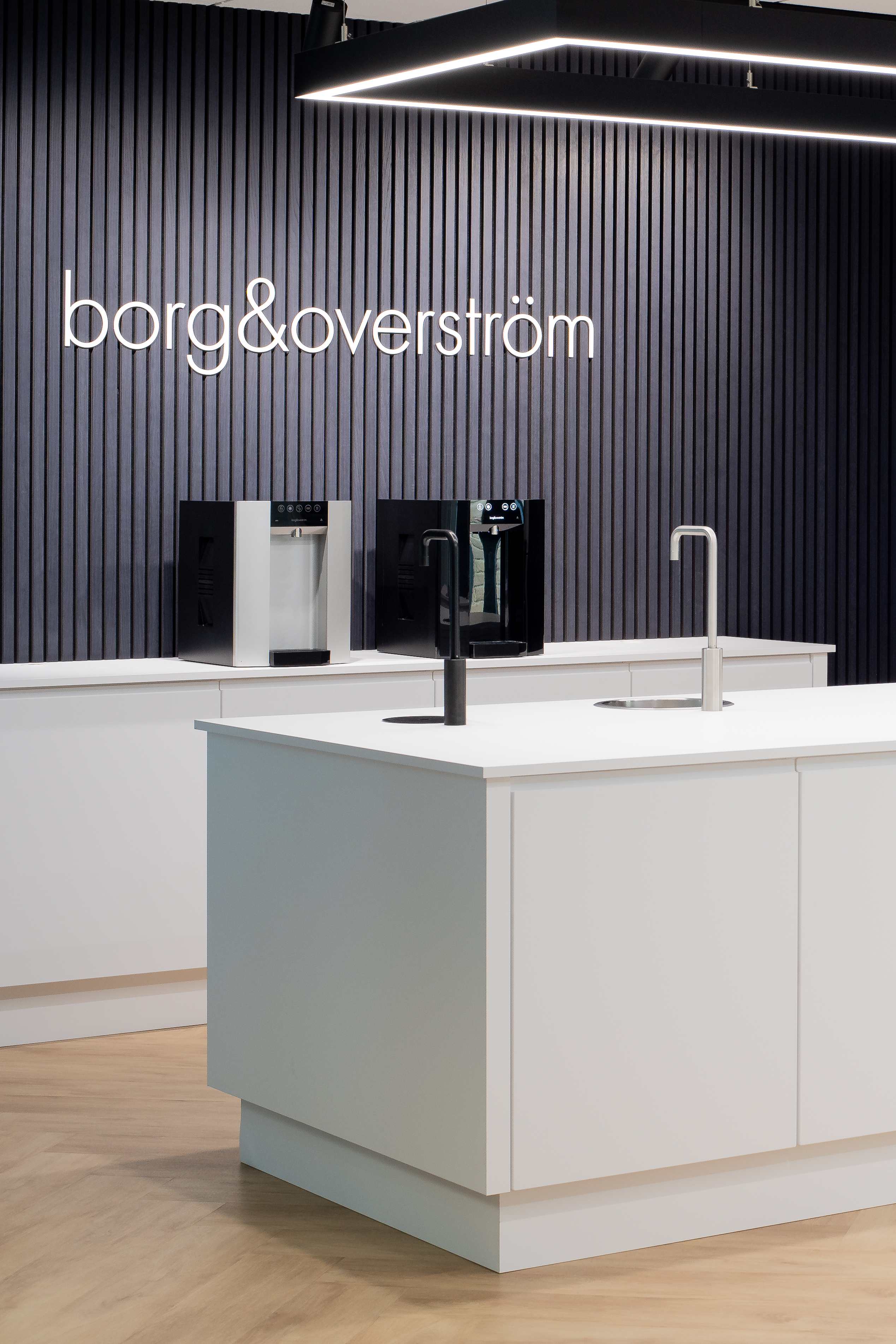 Salle d'exposition virtuelle chez Borg &b Overström.