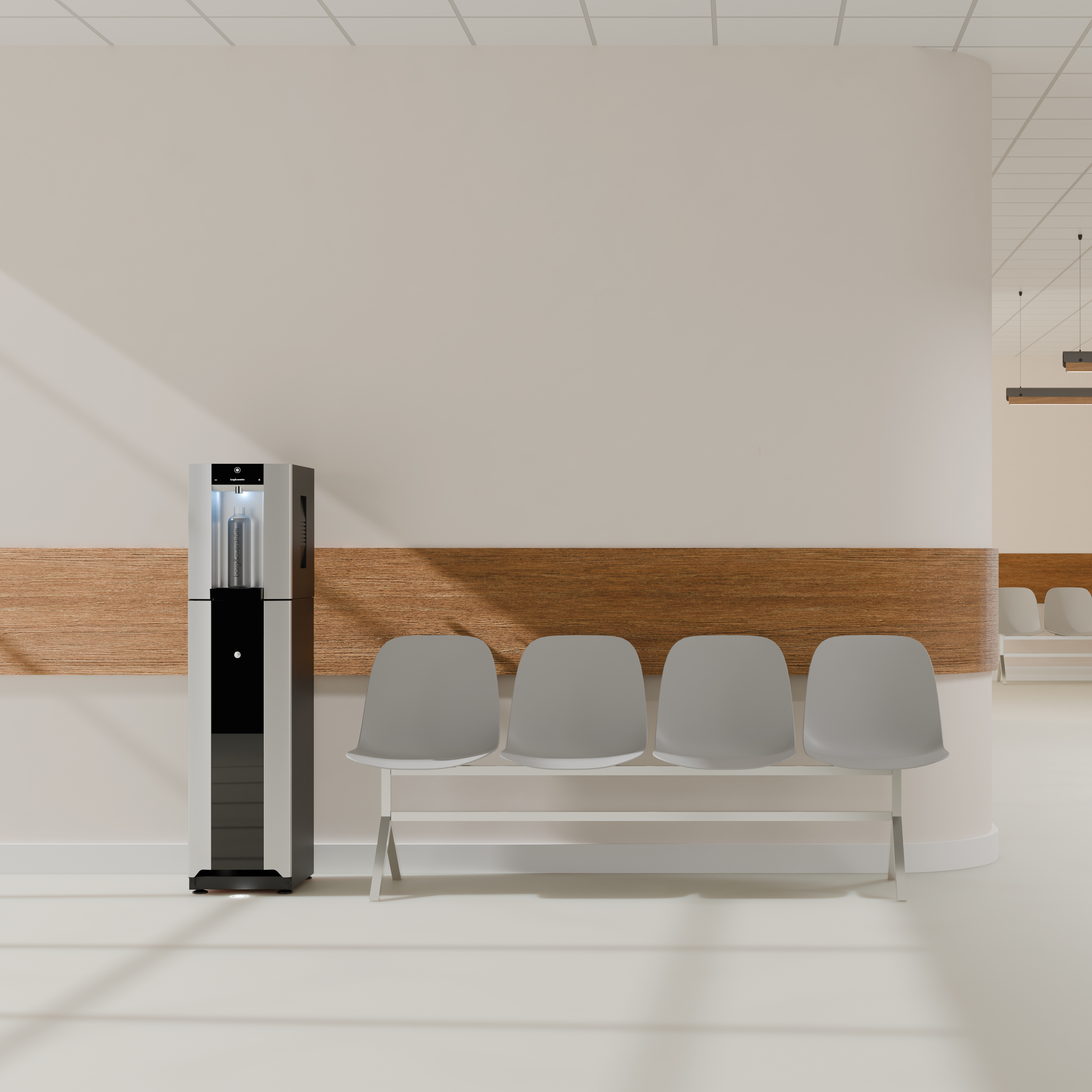 E6 Chilled only water dispenser in hospital for safe drinking water in healthcare