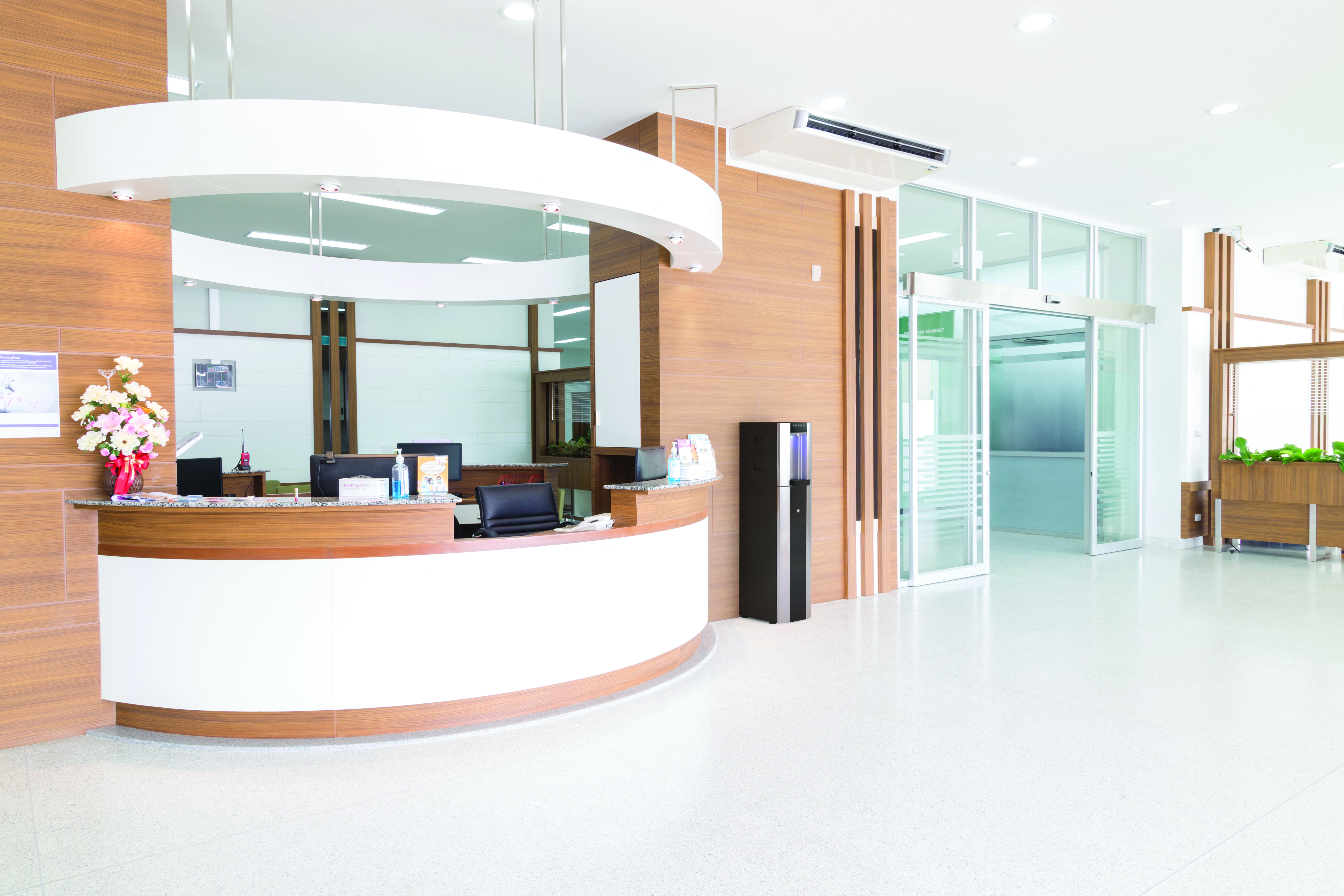 E6 Chilled only water dispenser in hospital for safe drinking water in healthcare
